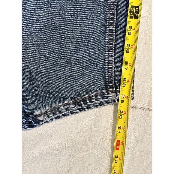 Levis 550 Mens Dark Wash Loose Fit Straight Size 36/32 Y2K Dad Jeans Work Pants - Picture 12 of 15